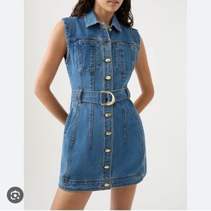 AJE Darcie dress 90s wash